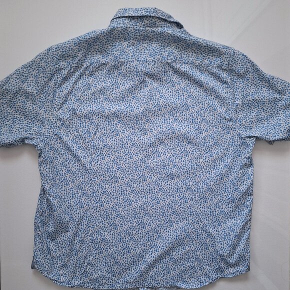 Ted Baker Short Sleeve Cotton Button Down Shirt - Picture 6 of 11